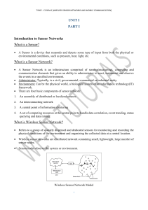 WSN Notes