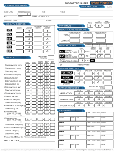 Starfinder Auto Fill Sheet v1.9