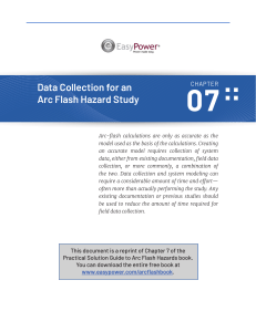 EasyPower Data Collection for Arc Flash Studies Sm -1a