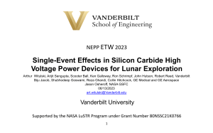 SiC Power Devices for Lunar Exploration: Single-Event Effects