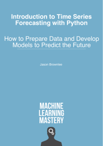 Jason Brownlee - Introduction to Time Series Forecasting with Python