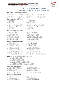 Math Worksheet: Roots & Right Triangles