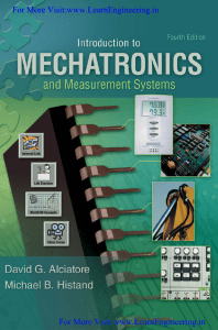 Introduction to Mechatronics and Measurement Systems Fourth Edition By David Alciatore- By www.LearnEngineering.in