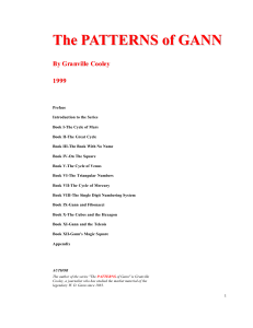Cooley, Granville - The Patterns of Gann