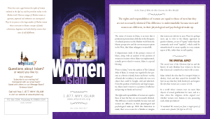 Status of Women in Islam: Rights & Responsibilities