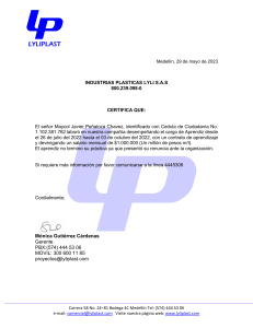 Carta Laboral Retirado LP - Aprendiz Maycol Javier Peñaloza Chavez (1)