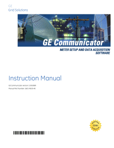 GE communicator manual