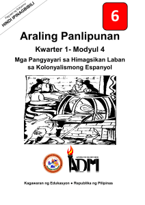AP6 Q1 mod6 Ang Kongreso  ng Malolos at ang Deklarasyon ng Kasarinlan ng mga Pilipino version3