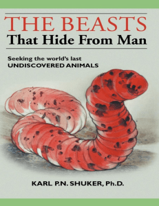 The Beasts That Hide From Man