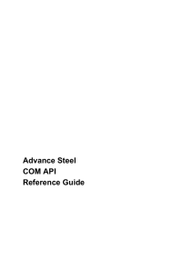 373853818-Advance-Steel-COM-API-Reference-Guide