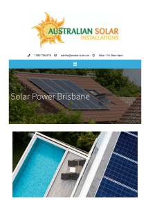 Solar System Brisbane