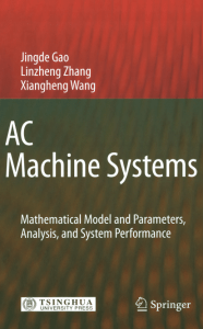 AC Machine Systems Model and Parameters