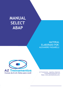 Manual SELECT ABAP