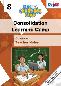 NLC23 - Grade 8 Consolidation Science Notes to Teachers - Final