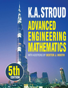 Advanced Engineering Mathematics by Stroud K.A. Booth Dexter J(1)