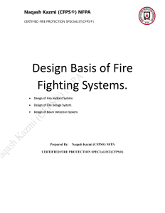 Design Basis of Fire Fighting Systems  1695377156