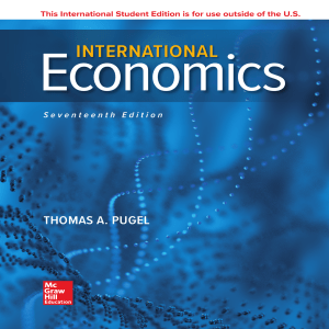 Thomas Pugel - International Economics-McGraw-Hill Education (2019)