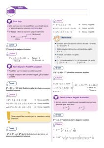 2.Üslü İfadeler Fasikülü (2)