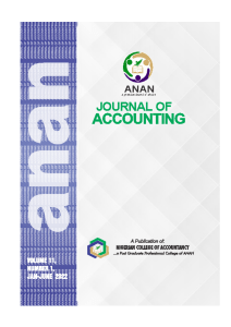 Journal of Accounting: Research on Finance & Accounting