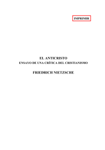 El Anticristo-Friedrich Nietzsche