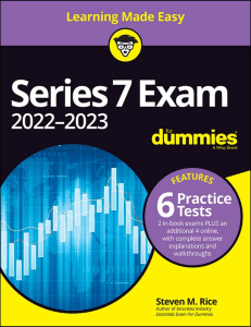 Steven M. Rice - Series 7 Exam 2022-2023 For Dummies with Online Practice Tests (2021) - libgen.li