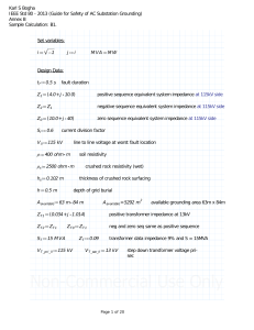 Earthing Exercise B1 IEEE Std 80 PDF