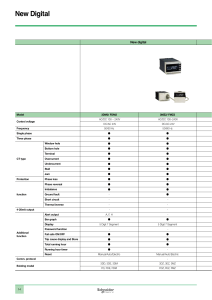 Motor Protection Relay Specs: 3DM2/FDM2 & 3MZ2/FMZ2