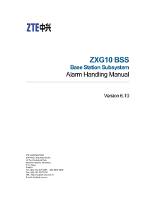 Alarm Handling Manual
