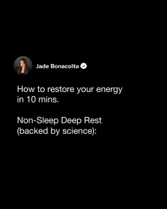 How to restore your energy in 10 mins NSDR  1679899977