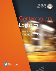 Contemporary Logistics Textbook, 12th Edition