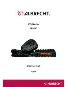 Albrecht ae6110
