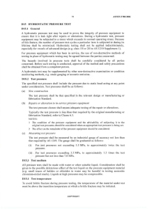 AS3788 - pressure testing