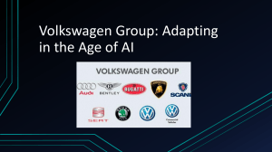 Preguntas Volkswagen Group Adapting in the Age of AI