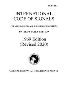 INTERNATIONAL CODE OF SIGNALS