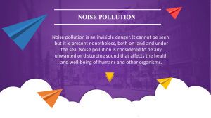 NOISE POLLUTION GRP 8