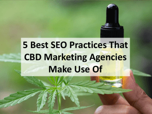 5 Best SEO Practices That CBD Marketing Agencies Make Use Of