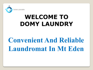 Search Premium-Quality Of Laundromat In Mt Eden