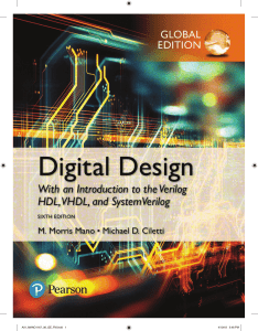 Digital Design Global Edition by M. Morris Mano, Michael Ciletti