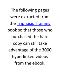 Triphasic Training Hyperlinks 