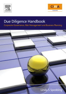 Due Diligence Handbook - L. Spedding (Elsevier, 2009) WW