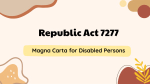 Rep. Act 7277