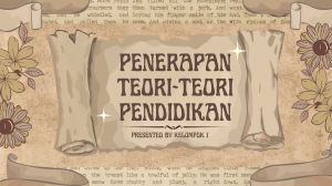 ppt kel 1 teori-teori pendidikan (1)-compressed