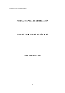 NTE E090 Estructura Metalica