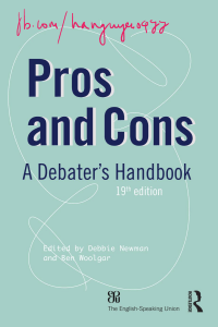 fb.com hanguyen0477 Pros and Cons A Debater Handbook 19th Edition