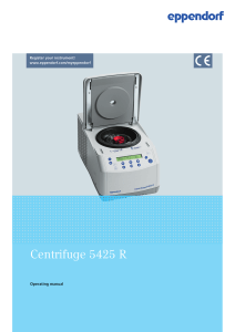 CENTRIFUGA EPPENDOR 5425R