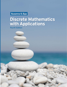 discrete mathmatics with applications