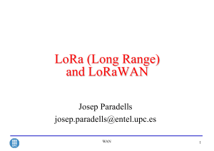 LoRa and LoRaWAN introduction
