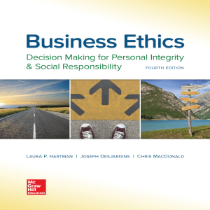 Business ethics 4 Edition