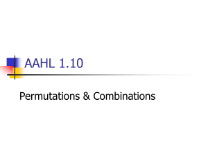 AAHL 1.10 Permutations-and-Combinations