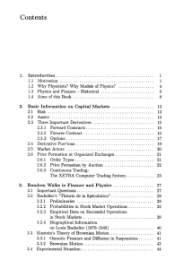 the statistical mechanics of financial markets